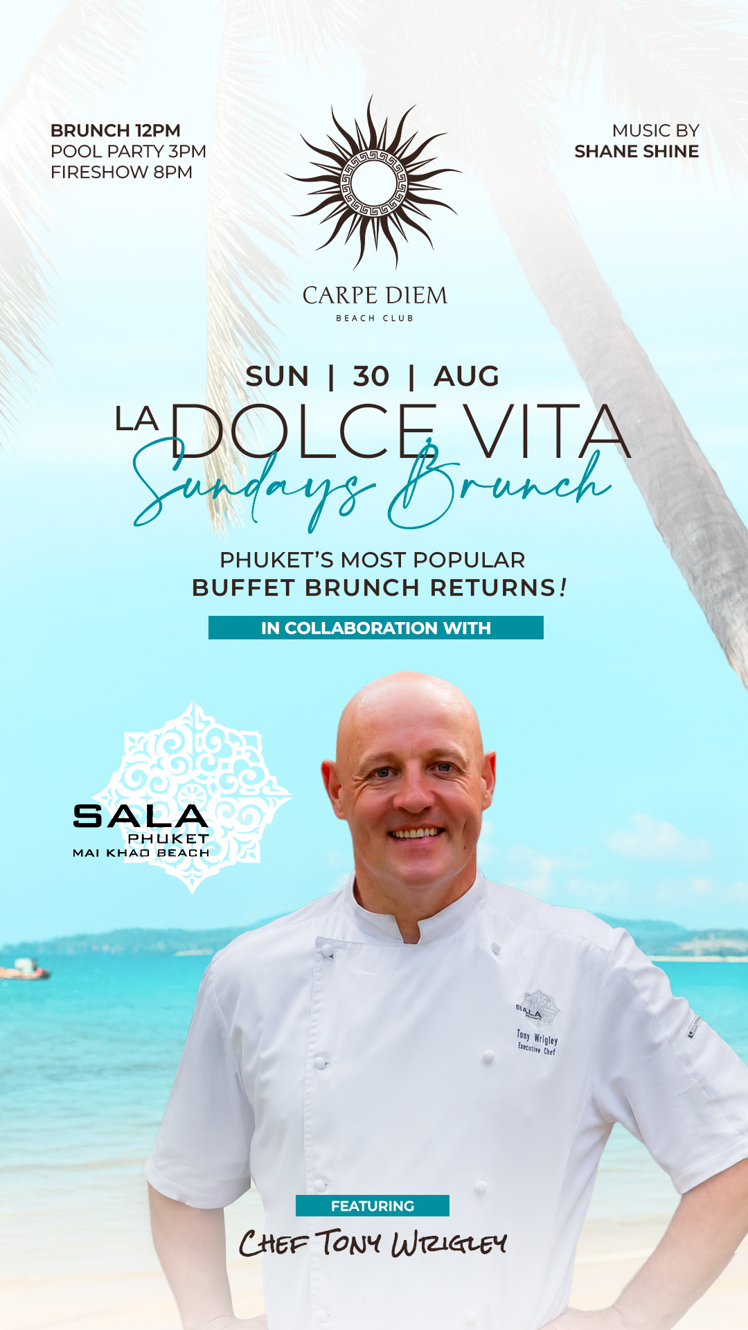 Sunday Brunch ft Sala Phuket - 30 Aug
